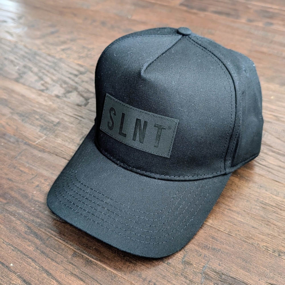 SLNT Men's Black Logo Baseball Cap